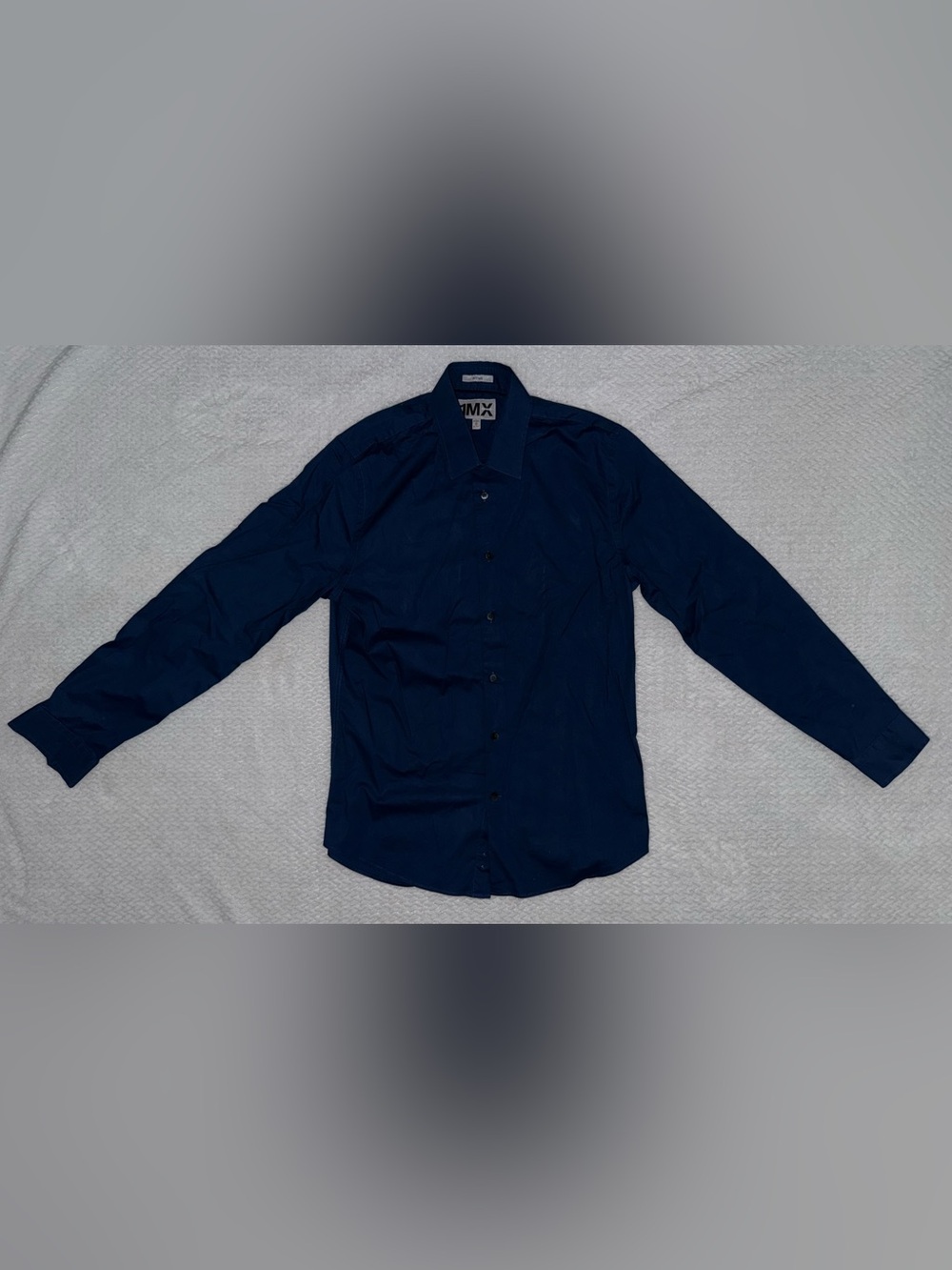 Express Men’s Long-Sleeve Dress Shirt - Dark Navy